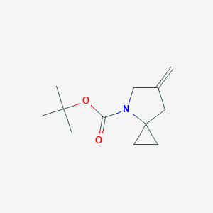 molecular formula C12H19NO2 B11891315 tert-Butyl 6-methylene-4-azaspiro[2.4]heptane-4-carboxylate 