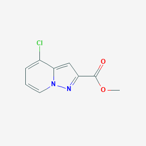 molecular formula C9H7ClN2O2 B11891320 Methyl 4-chloropyrazolo[1,5-a]pyridine-2-carboxylate 