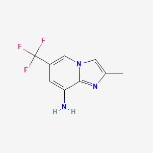 2-Methyl-6-(trifluoromethyl)imidazo[1,2-a]pyridin-8-amine