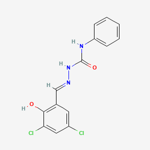 3,5-dichloro-2-hydroxybenzaldehyde N-phenylsemicarbazone