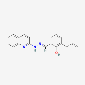 3-Allyl-2-hydroxybenzaldehyde 2-quinolinylhydrazone