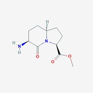 (3S,6S,8aS)-Methyl 6-amino-5-oxooctahydroindolizine-3-carboxylate