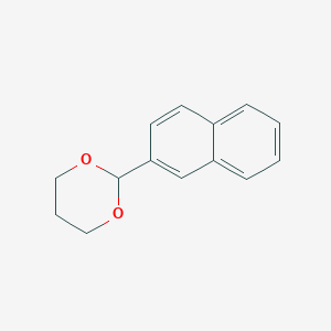 molecular formula C14H14O2 B11891528 2-Naphthalen-2-yl-1,3-dioxane CAS No. 31053-73-3