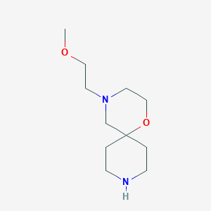 molecular formula C11H22N2O2 B11891661 4-(2-Methoxyethyl)-1-oxa-4,9-diazaspiro[5.5]undecane 