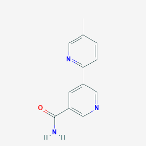 5-Methyl-[2,3'-bipyridine]-5'-carboxamide