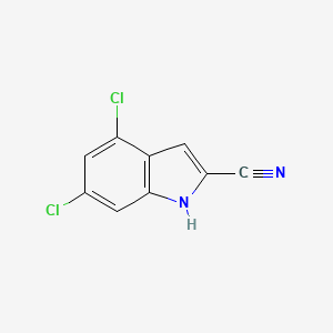 4,6-dichloro-1H-indole-2-carbonitrile