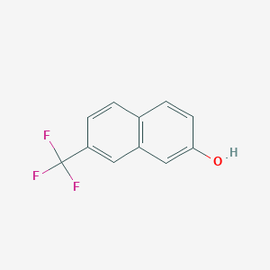 molecular formula C11H7F3O B11891812 7-(Trifluoromethyl)naphthalen-2-ol 