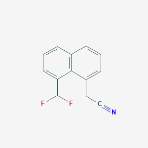 1-(Difluoromethyl)naphthalene-8-acetonitrile