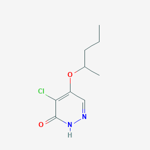 4-chloro-5-(pentan-2-yloxy)pyridazin-3(2H)-one