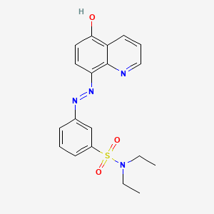 N,N-diethyl-3-[2-(5-oxo-8(5H)-quinolinylidene)hydrazino]benzenesulfonamide