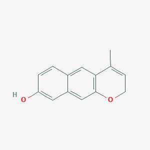 molecular formula C14H12O2 B11891909 4-Methyl-2H-benzo[g]chromen-8-ol 