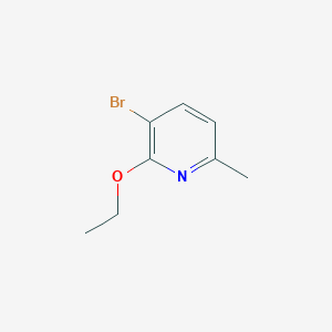 molecular formula C8H10BrNO B11891938 3-Bromo-2-ethoxy-6-methylpyridine CAS No. 717843-50-0