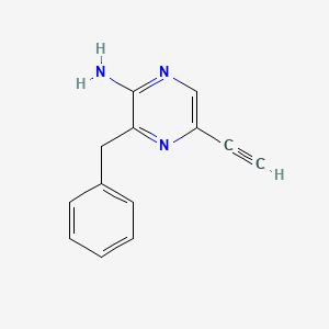 3-Benzyl-5-ethynylpyrazin-2-amine