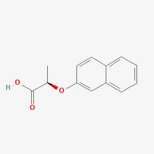 molecular formula C13H12O3 B11891992 (R)-2-(Naphthalen-2-yloxy)propanoic acid 