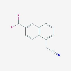 2-(Difluoromethyl)naphthalene-5-acetonitrile