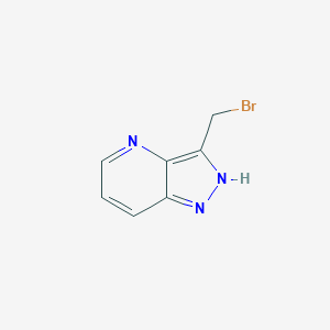 molecular formula C7H6BrN3 B11892049 3-(Bromomethyl)-1H-pyrazolo[4,3-b]pyridine 