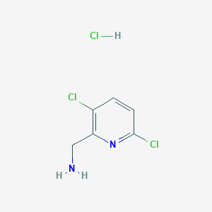 molecular formula C6H7Cl3N2 B11892096 (3,6-Dichloropyridin-2-yl)methanamine hydrochloride 