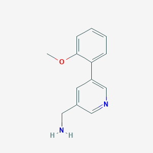 (5-(2-Methoxyphenyl)pyridin-3-yl)methanamine