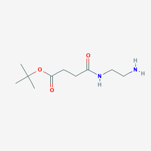 molecular formula C10H20N2O3 B11892196 NH2-C2-amido-C2-Boc 