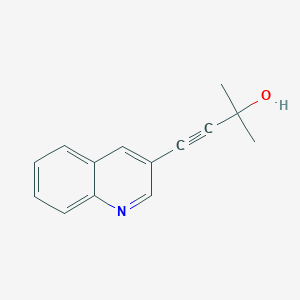 2-Methyl-4-(quinolin-3-yl)but-3-yn-2-ol