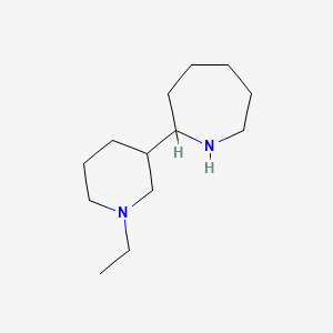 2-(1-Ethylpiperidin-3-yl)azepane