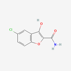 5-Chloro-3-hydroxybenzofuran-2-carboxamide