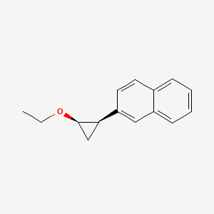 molecular formula C15H16O B11892382 2-((1R,2R)-2-Ethoxycyclopropyl)naphthalene 