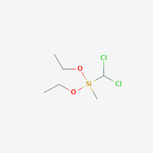 (Dichloromethyl)diethoxy(methyl)silane