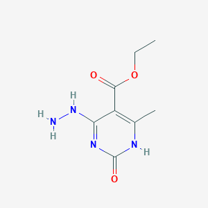 Ethyl 4-hydrazinyl-2-hydroxy-6-methylpyrimidine-5-carboxylate