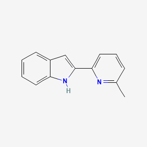 2-(6-Methylpyridin-2-YL)-1H-indole