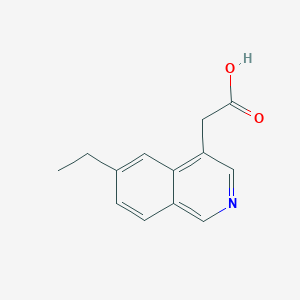 2-(6-Ethylisoquinolin-4-yl)acetic acid