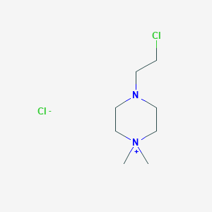 4-(2-Chloroethyl)-1,1-dimethylpiperazin-1-ium chloride