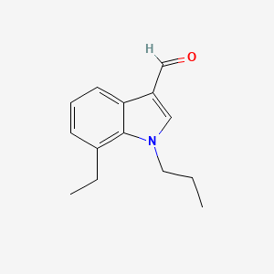 7-Ethyl-1-propyl-1H-indole-3-carbaldehyde