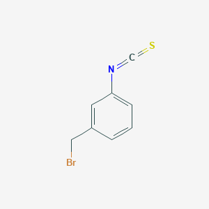 molecular formula C8H6BrNS B118926 3-(溴甲基)苯异硫氰酸酯 CAS No. 155863-31-3