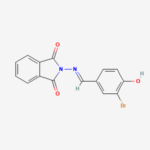 2-[(3-bromo-4-hydroxybenzylidene)amino]-1H-isoindole-1,3(2H)-dione