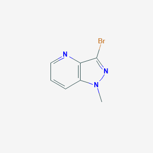 molecular formula C7H6BrN3 B11892731 3-Bromo-1-methyl-1H-pyrazolo[4,3-b]pyridine 