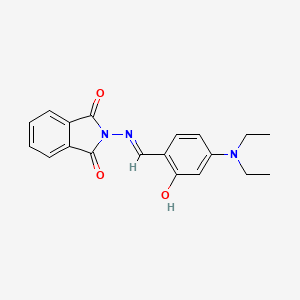 2-{[4-(diethylamino)-2-hydroxybenzylidene]amino}-1H-isoindole-1,3(2H)-dione
