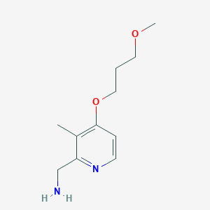 (4-(3-Methoxypropoxy)-3-methylpyridin-2-yl)methanamine