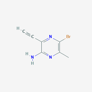 5-Bromo-3-ethynyl-6-methylpyrazin-2-amine