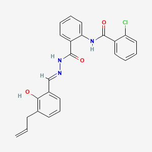 N-(2-{[2-(3-allyl-2-hydroxybenzylidene)hydrazino]carbonyl}phenyl)-2-chlorobenzamide