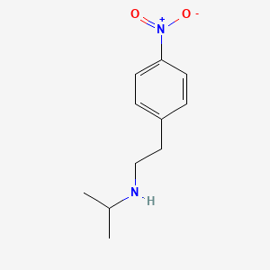 molecular formula C11H16N2O2 B11892949 n-[2-(4-Nitrophenyl)ethyl]propan-2-amine CAS No. 5394-52-5