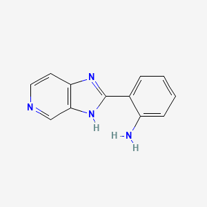 molecular formula C12H10N4 B11893120 2-(3H-Imidazo[4,5-c]pyridin-2-yl)aniline CAS No. 29528-22-1