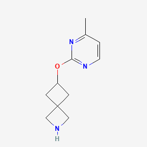 6-((4-Methylpyrimidin-2-yl)oxy)-2-azaspiro[3.3]heptane