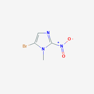 molecular formula C4H4BrN3O2 B11893166 5-Bromo-1-methyl-2-nitro-1H-imidazole 