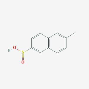 molecular formula C11H10O2S B11893191 6-Methylnaphthalene-2-sulfinic acid CAS No. 801141-06-0