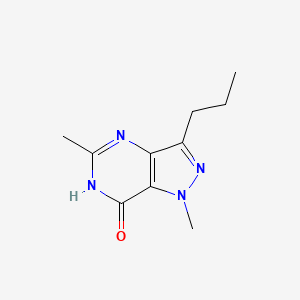 molecular formula C10H14N4O B11893268 1,5-Dimethyl-3-propyl-1H-pyrazolo[4,3-d]pyrimidin-7(4H)-one CAS No. 447417-33-6