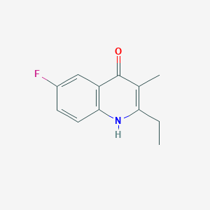 2-Ethyl-6-fluoro-3-methylquinolin-4(1H)-one