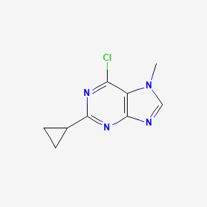 6-Chloro-2-cyclopropyl-7-methyl-7H-purine