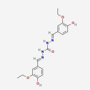 N'',N'''-bis(3-ethoxy-4-hydroxybenzylidene)carbonohydrazide