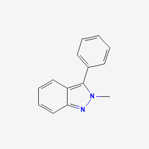 molecular formula C14H12N2 B11893361 2-Methyl-3-phenyl-2H-indazole CAS No. 89215-26-9